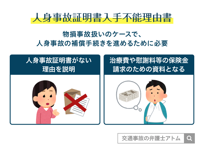 人身事故証明書入手不能理由書